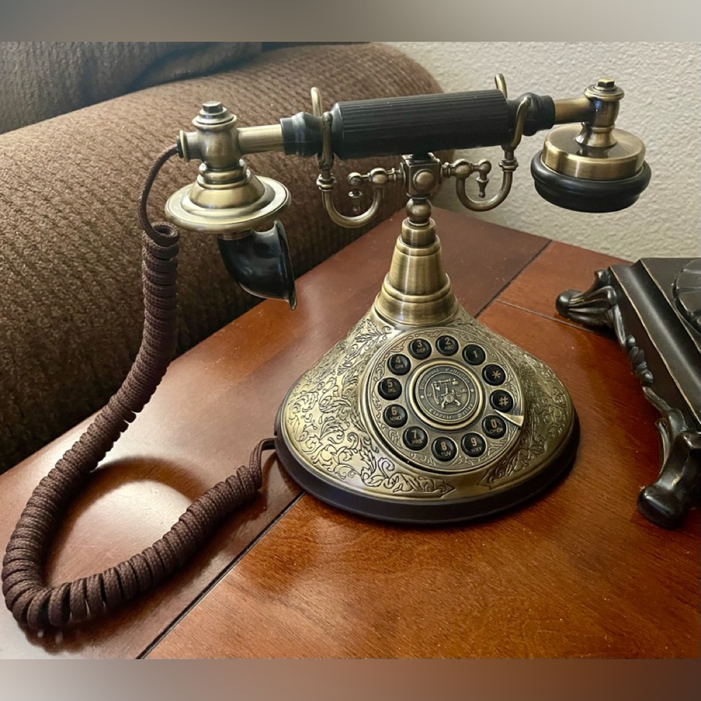 Vintage NexxTech Retro Nostalgia Duke Push Dial Phone